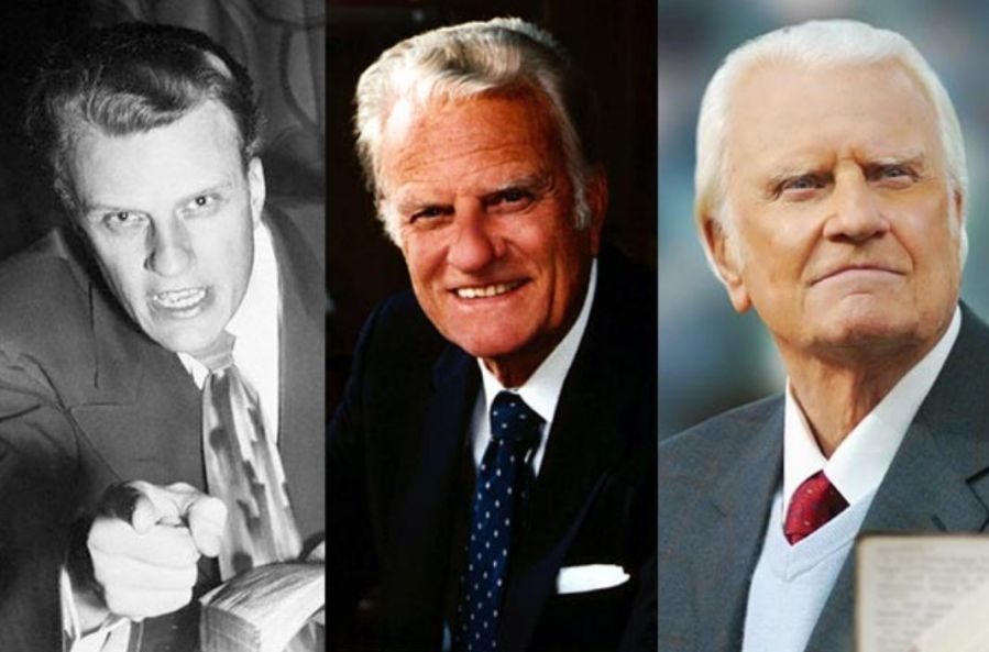 Billy Graham over the years