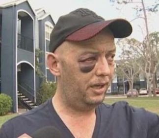 Disabled Navy veteran the victim of violence.