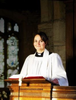 A female priest in the Church of England