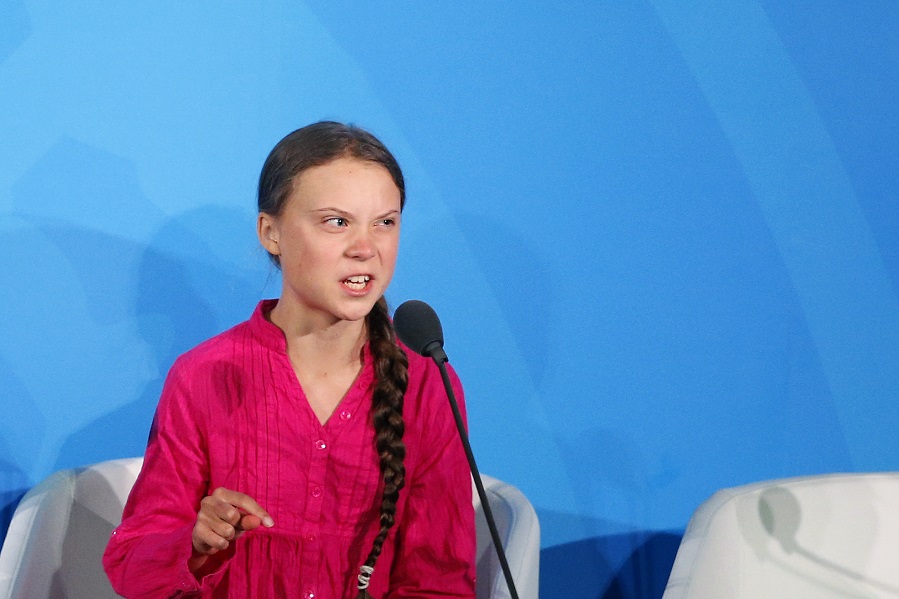 Teen climate activist Greta Thunberg
