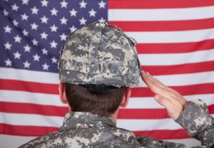 us military, american flag, chaplain, salute