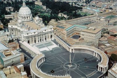 The Vatican aerial photograph.
