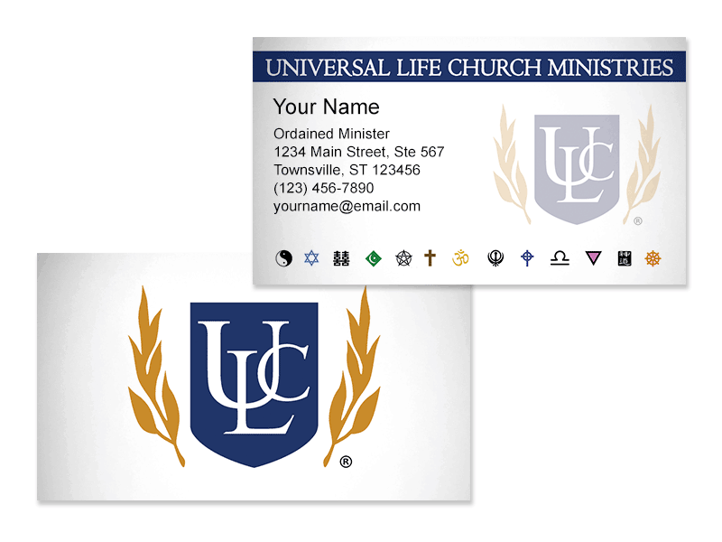 Clergy Business Cards