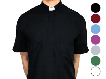 Short Sleeve Clergy Shirt