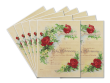 Marriage Certificate - Vintage Rose 10 Certificates