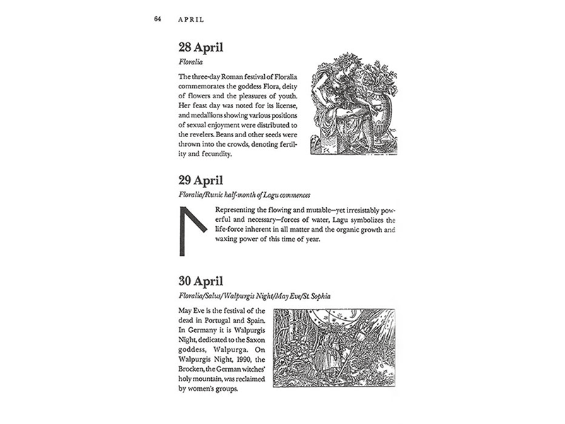 Pagan Book of Days page