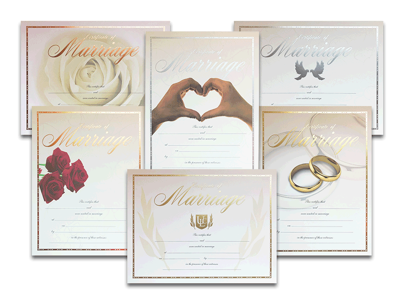 Premium Certificate of Marriage