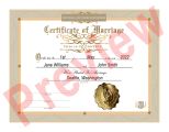 Wedding Certificate Printing