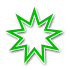 Bahai Faith Nine-pointed Star