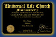 Universal Life Church, Wallet Credential