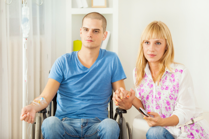 Young Man Woman Cancer Chemotherapy Medical Marijuana Cannabis