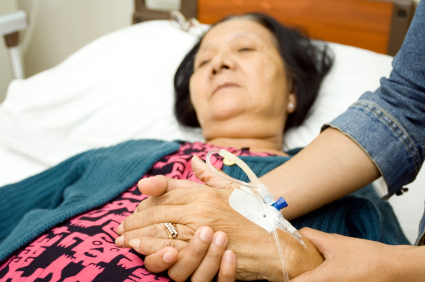 daughter caring sick elderly mother pastoral care of the sick