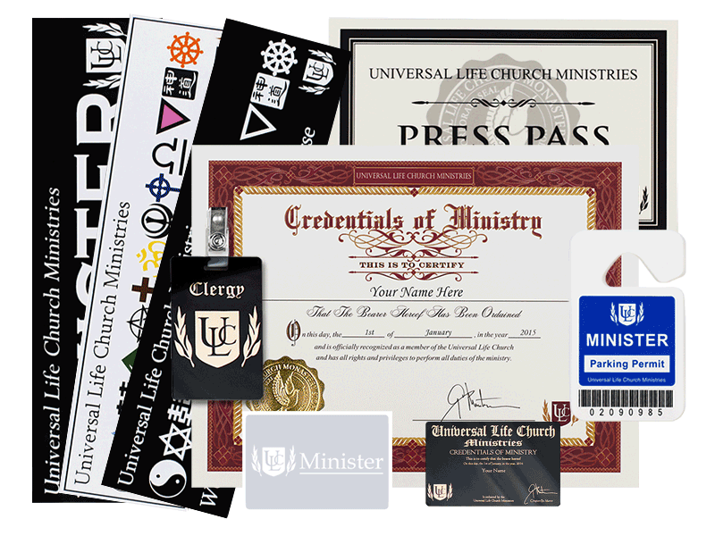 Ordination Credential for Ohio and West Virginia