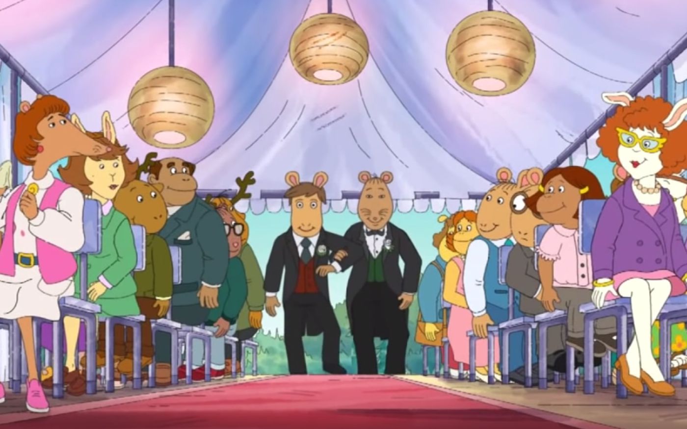 Same sex wedding from PBS Arthur episode