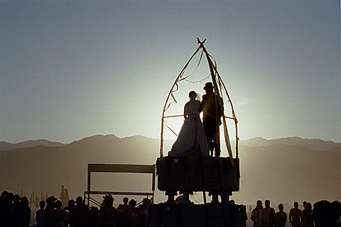 Burning Man wedding