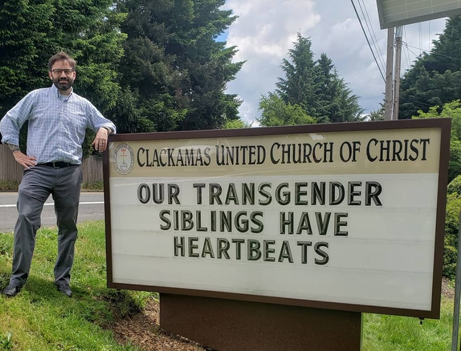 Clackamas Church of Christ sign