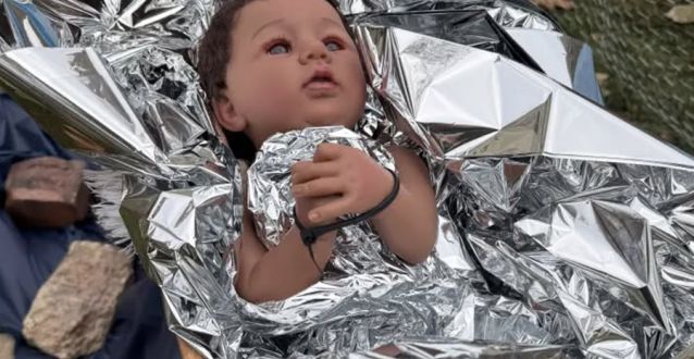 ICE-Themed Nativity Scene With Zip-Tied Baby Jesus Ignites Outrage