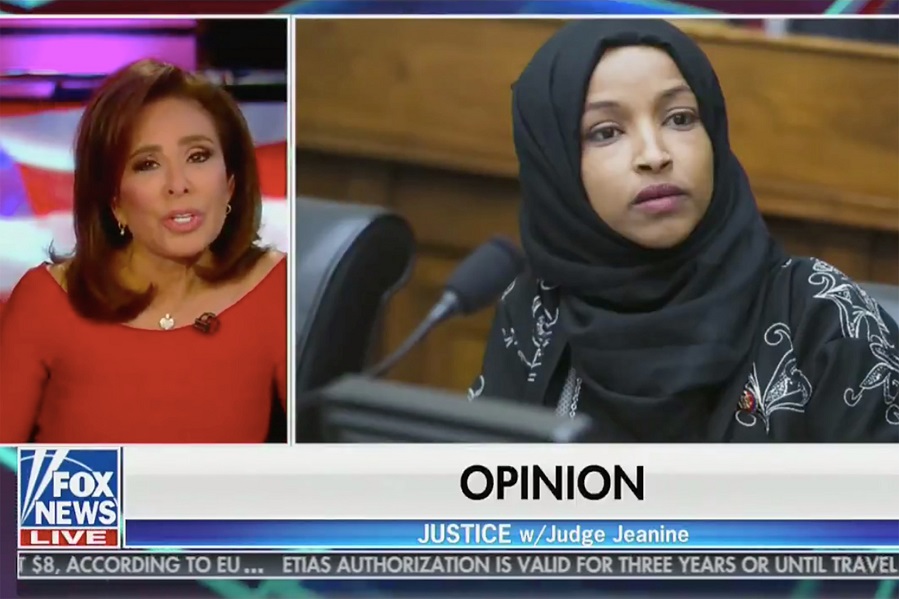 Jeanine Pirro and Rep. Ilhan Omar
