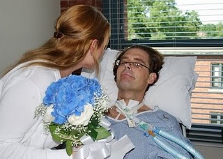paralyzed cop in hospital bed