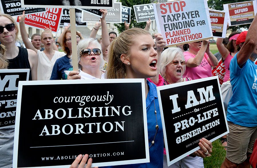 Anti-abortion protest