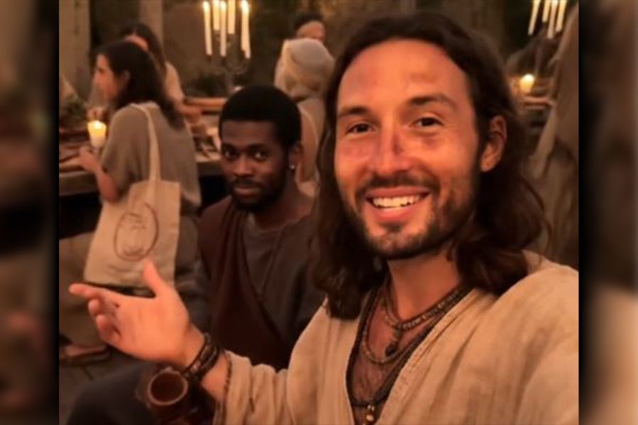 AI rendering of jesus on tiktok