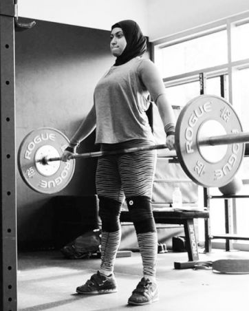 Olympic weightlifter Amna Haddad helped Nike develop its new Pro Hijab