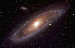 andromeda galaxy in space