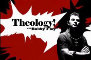 Theology with Bobby Flay logo