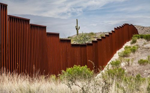 Border wall between the U.S. and Mexico