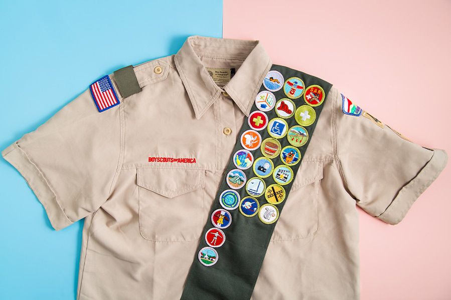 Boy Scout uniform girl and boy colors