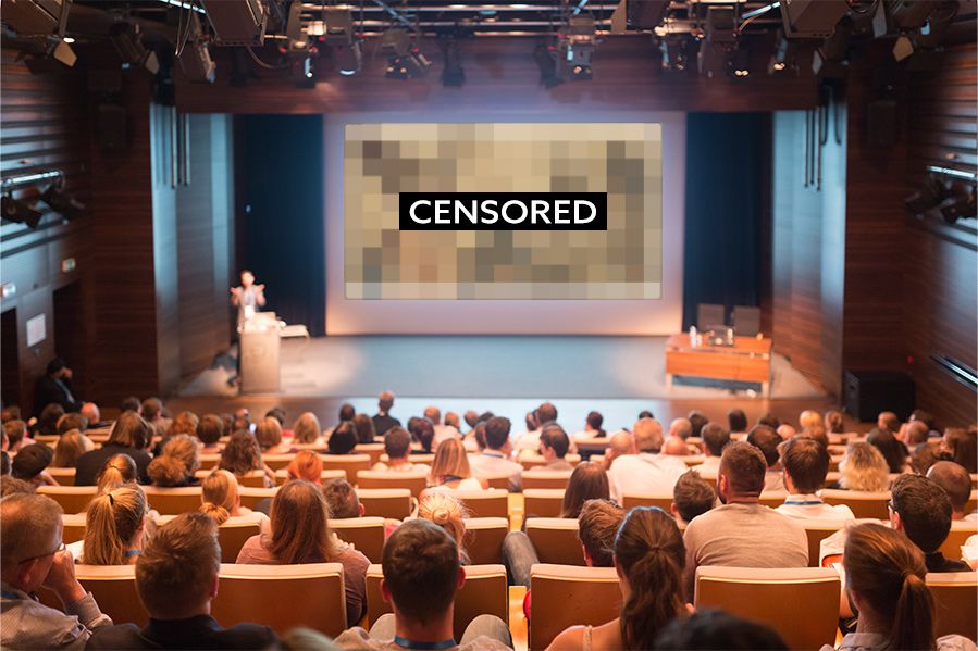 censored university lecture