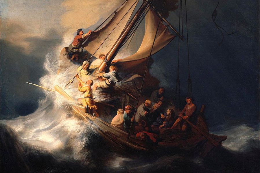 Christ in the Storm on the Sea of Galilee by Rembrandt