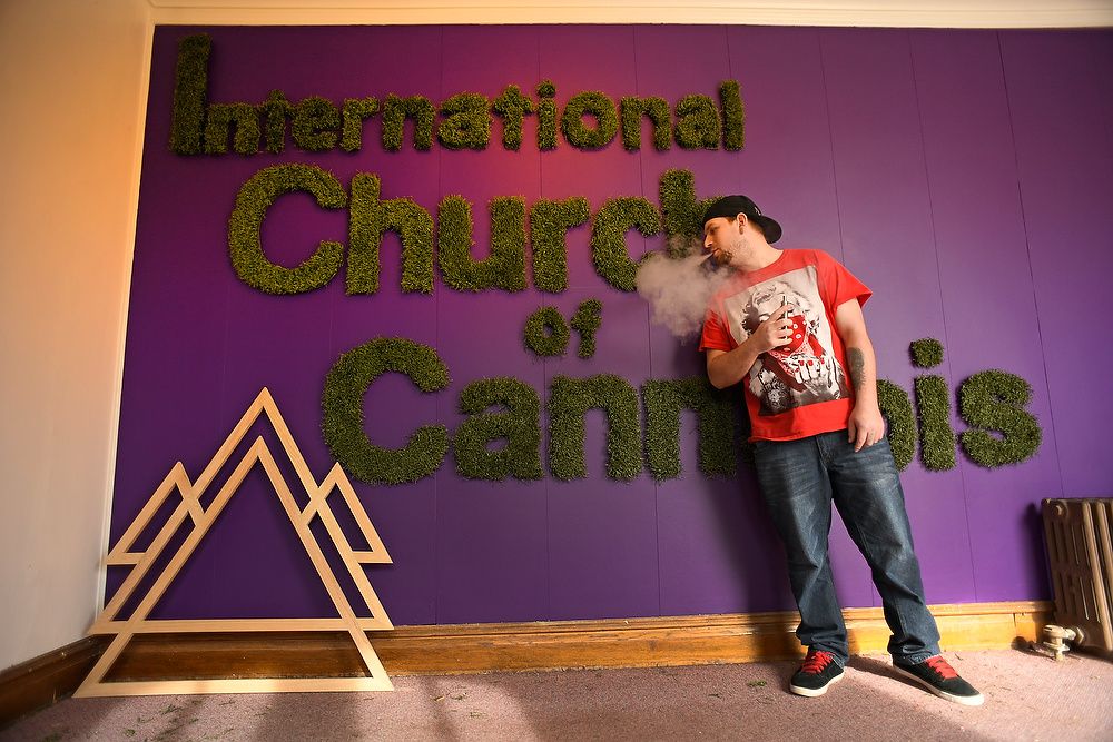 International Church of Cannabis sign