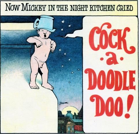Cartoon panel from Maurice Sendak's In the Night Kitchen