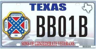 confederate heritage plate