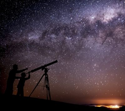 Looking up at the cosmos