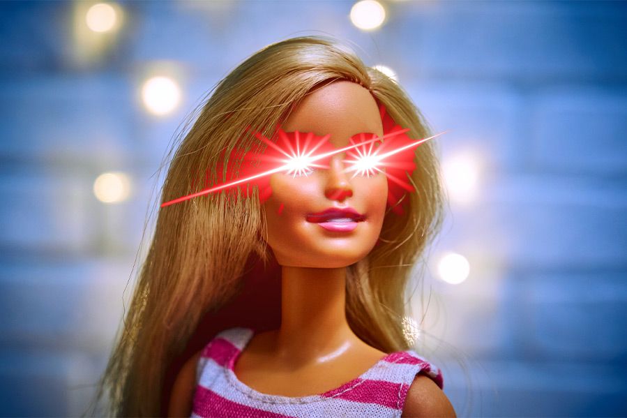 demonic barbie doll