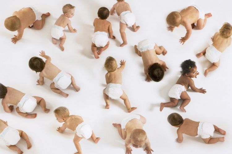 Designer babies crawling around