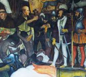 Catholic painting by Diego Rivera