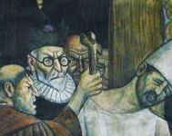 Catholic painting by Diego Rivera