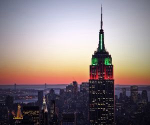 New York skyline wedding ceremony, Universal LIfe Church, new york city