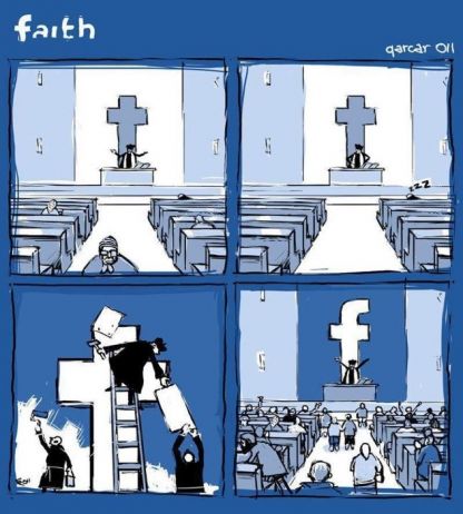 Facebook is the new religion