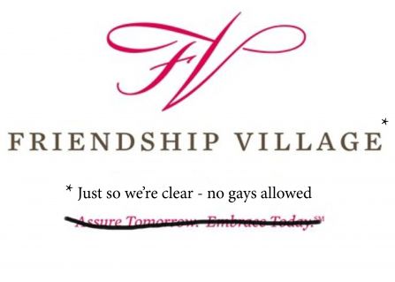 Friendship village gay discrimination