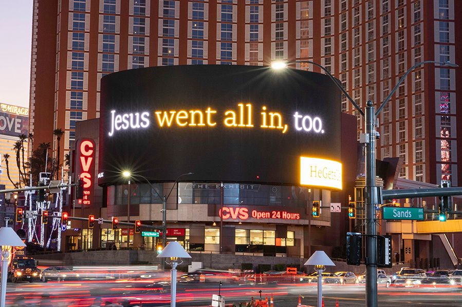 he gets us billboard in las vegas