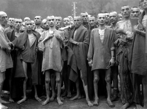 A group of Holocaust survivors