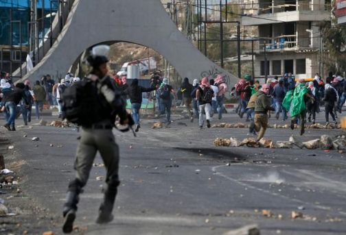 Protests in Israel over Trump's Jerusalem decision.