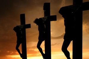 Jesus during the crucifixion