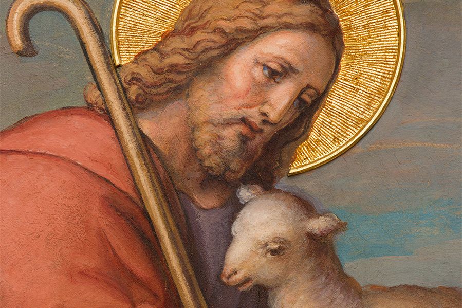 jesus the shepherd painting