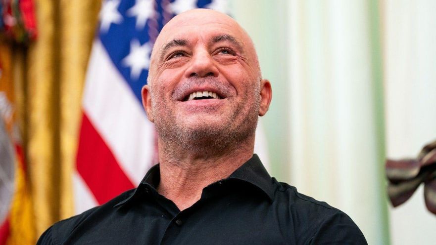 Podcast host Joe Rogan, whose conversation with biblical scholar Dan McClellan explored the history and interpretation of the Bible.