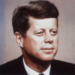 Presidential portrait of John F Kennedy